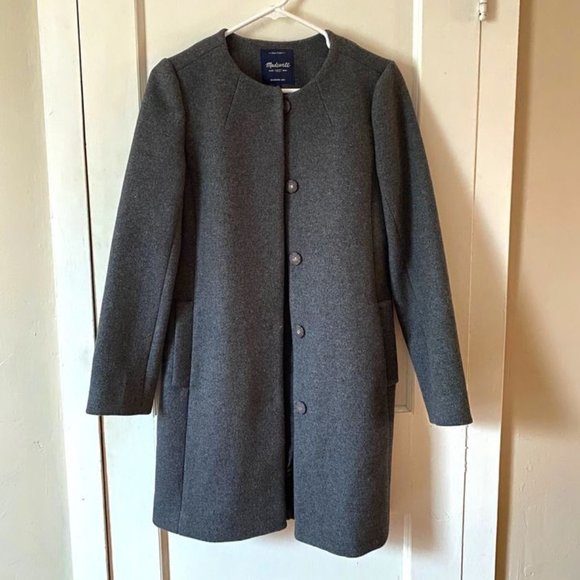 Madewell Jackets & Blazers - Madewell Long Wool Women's Coat, XS